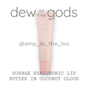Sorbae Hyaluronic Lip Butter in Coconut Cloud by Dew of the Gods